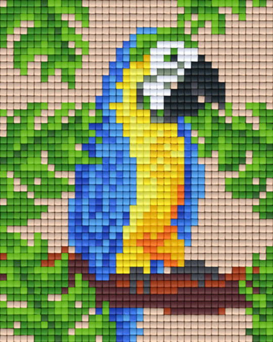 Parrot One [1] Baseplate PixelHobby Mini-mosaic Art Kits